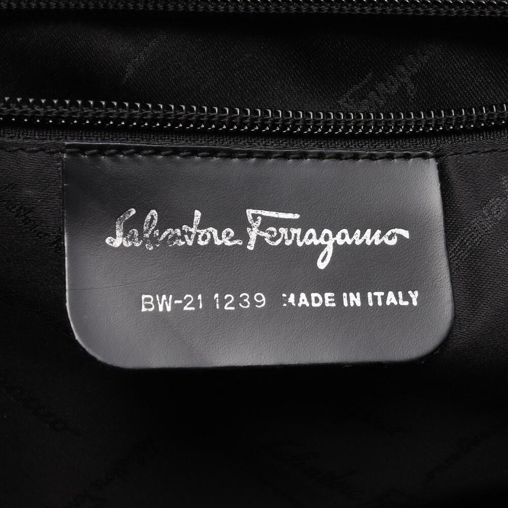 Salvatore Ferragamo Gancini Leather Bag Black - Picture 4 of 12